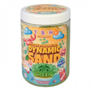 Tubi Sand - piasek dynamiczny zielony 1 kg