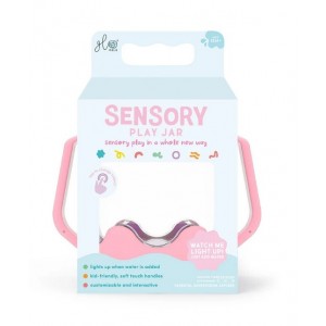 Glo Pals Sensoryczny słoik świecący - różowy