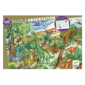 Puzzle observation - Dinozaury