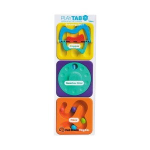 PlayTab Sensoryczne Kwadraty-  Zestaw z  Przekładankami