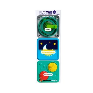 PlayTab Sensoryczne Kwadraty - Zestaw z kołem zębatym