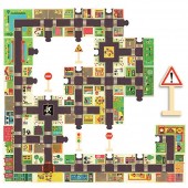 Puzzle Gigant - Ulica + znaki drogowe